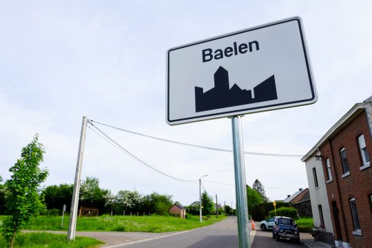 Ortschild von Baelen