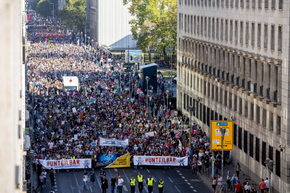 Anti-Rassismus-Demo in Berlin