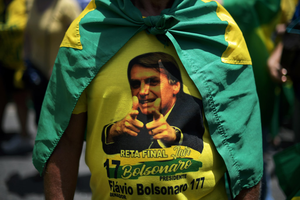 Bolsonaro-Fan in Rio de Janeiro