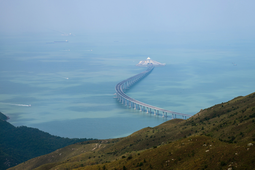 Rekordbrücke zwischen Hongkong und Chinas Festland