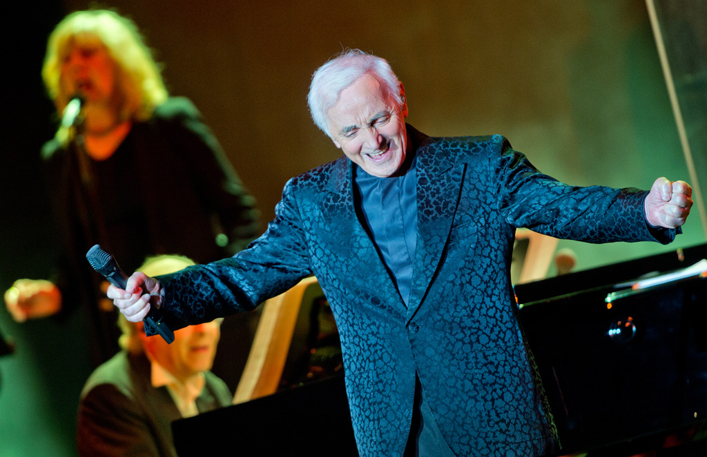 Charles Aznavour am 22.5.2014 in Berlin