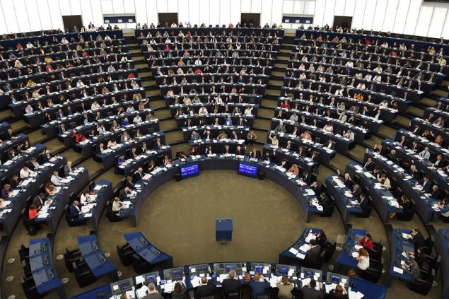 Eine Plenumssitzung des EU-Parlamentes in Straßburg