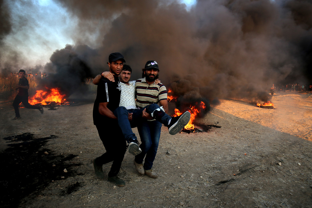 Proteste an der Grenze zwischen Israel und dem Gazastreifen