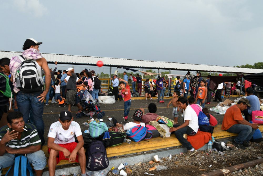 Migranten im Norden von Guatemala