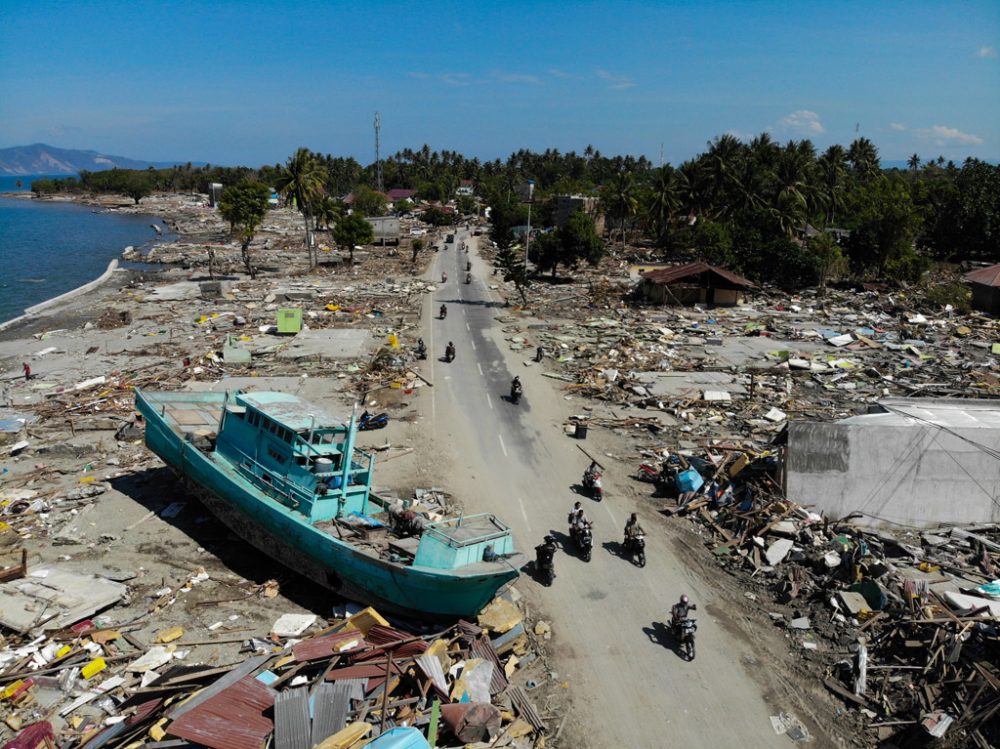 Erdbeben auf der Insel Sulawesi