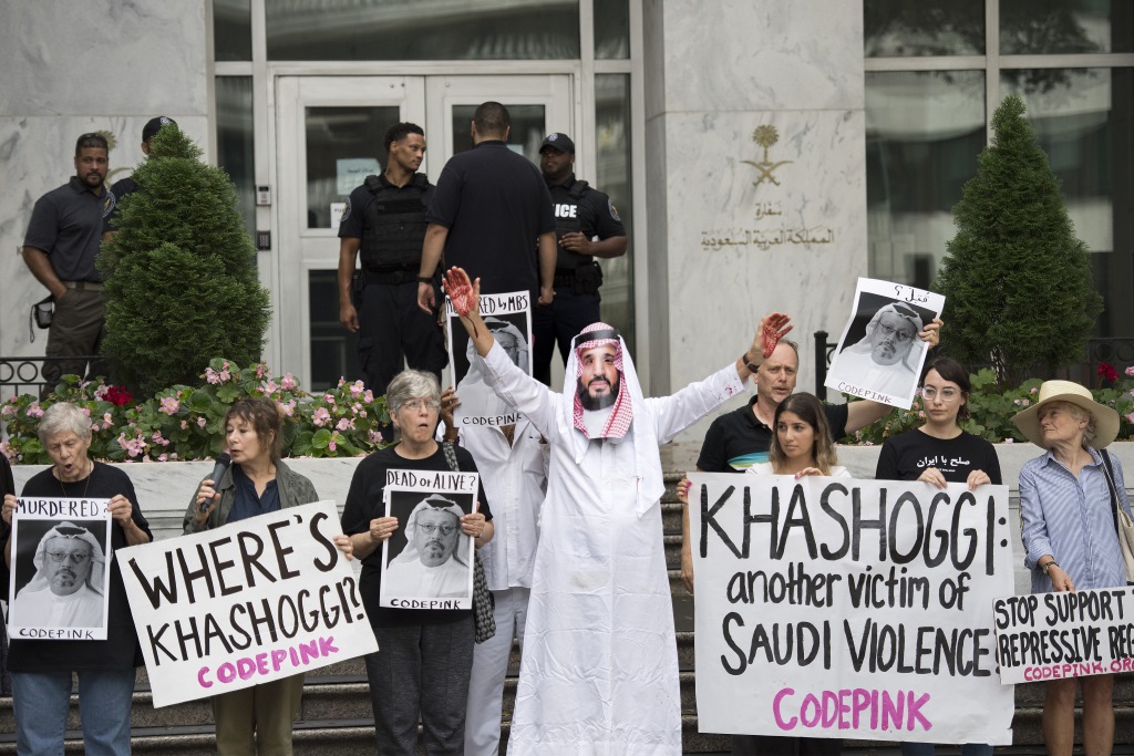 Demonstranten fordern Justiz im Fall Khashoggi