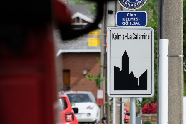 Ortschild von Kelmis