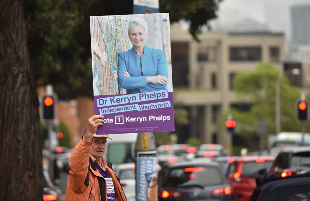 Anhänger von Kerryn Phelps am 20.10.2018 in Sydney