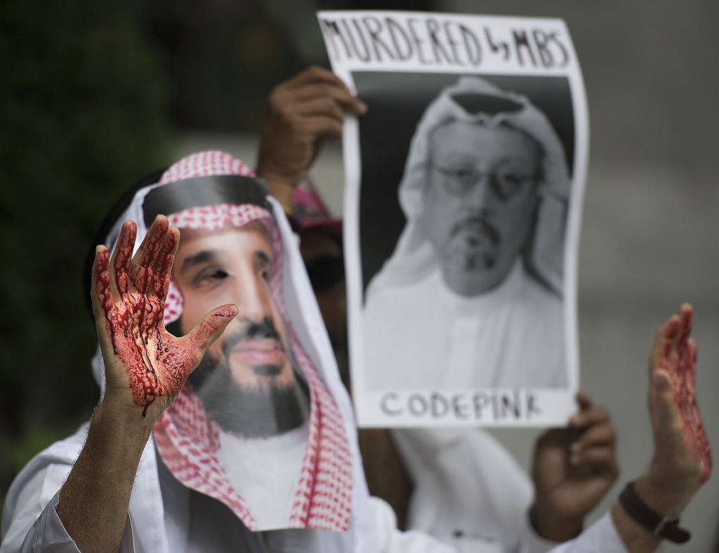 Verschwundener Journalist Khashoggi: Proteste vor der saudischen Botschaft in Washington