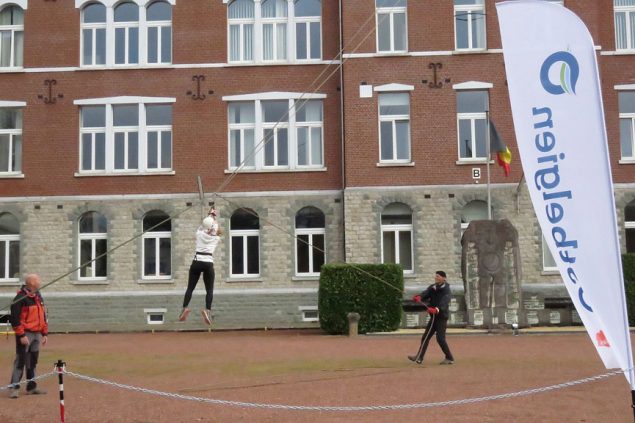 Kampagne "Klettern statt Kiffen" in der IRMEP