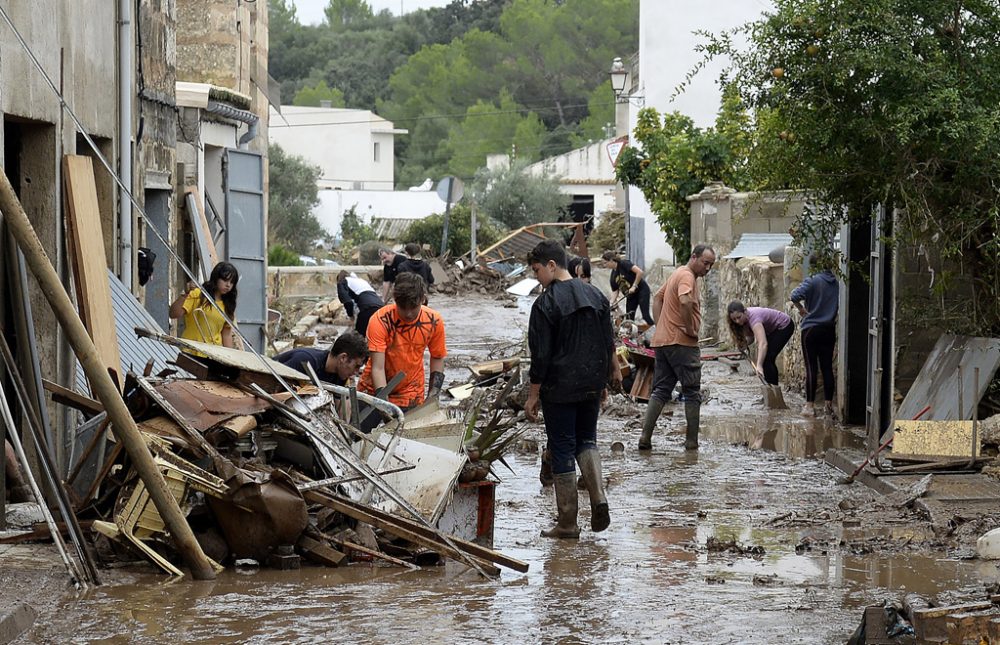 Sant Llorenc des Cardassar nach dem Unwetter