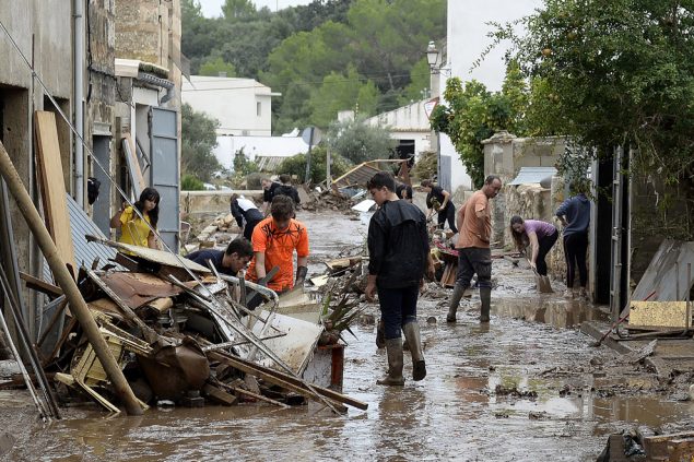 Sant Llorenc des Cardassar nach dem Unwetter
