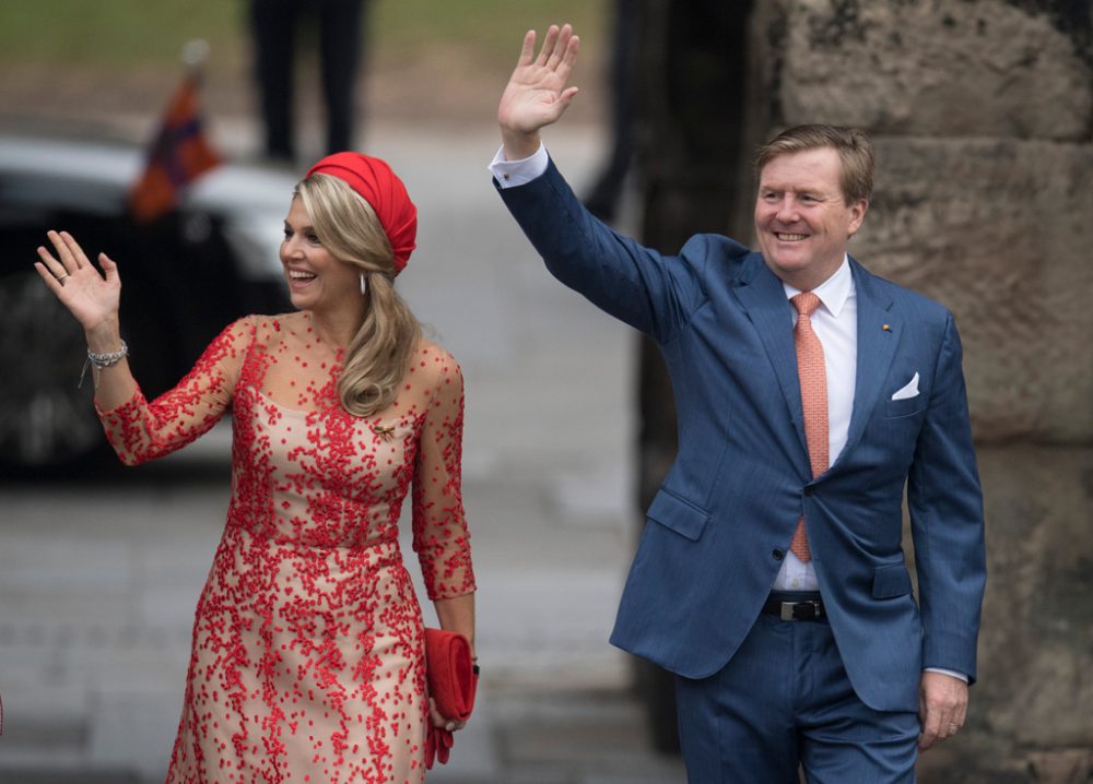 König Willem-Alexander und Maxima in Trier (Bild: Boris Roessler/DPA/AFP)