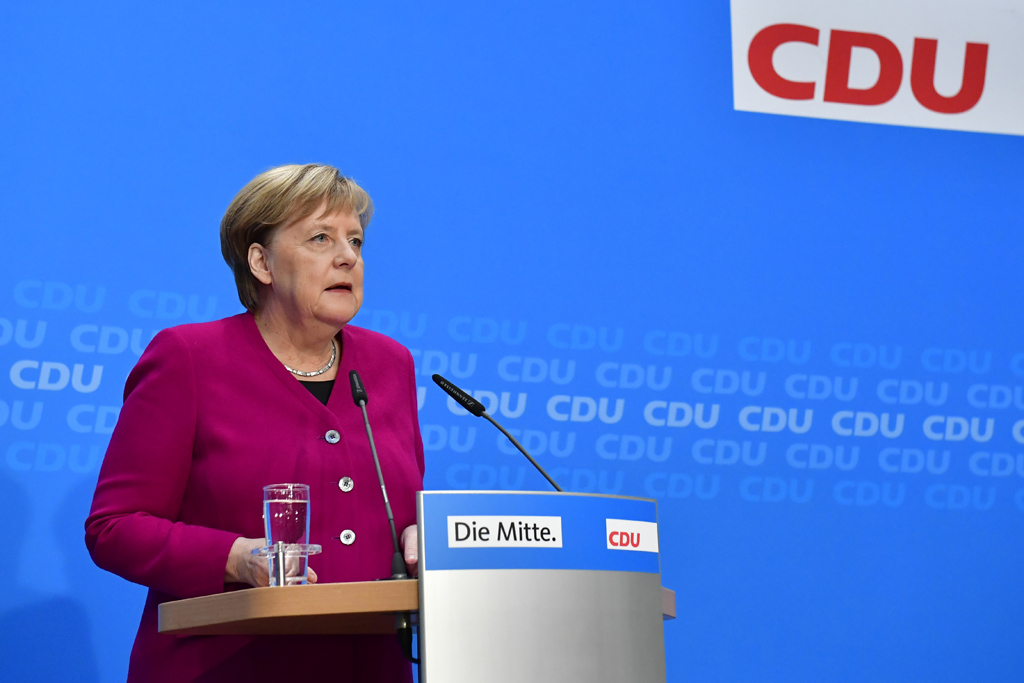 Angela Merkel am 29.10.2018 im Hauptsitz der CDU