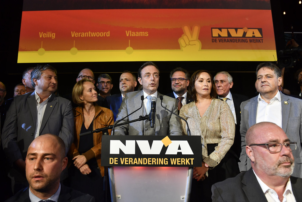 N-VA-Wahlparty in Antwerpen