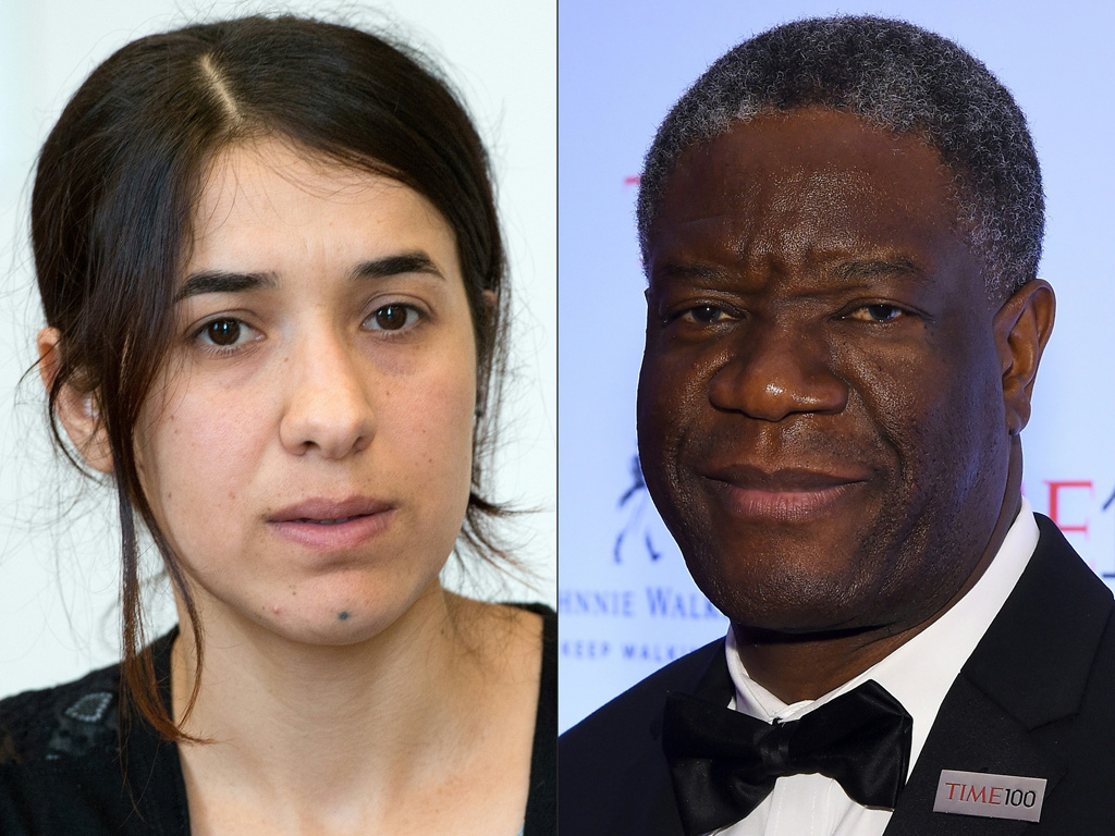 Friedensnobelpreis für Nadia Murad und Denis Mukwege