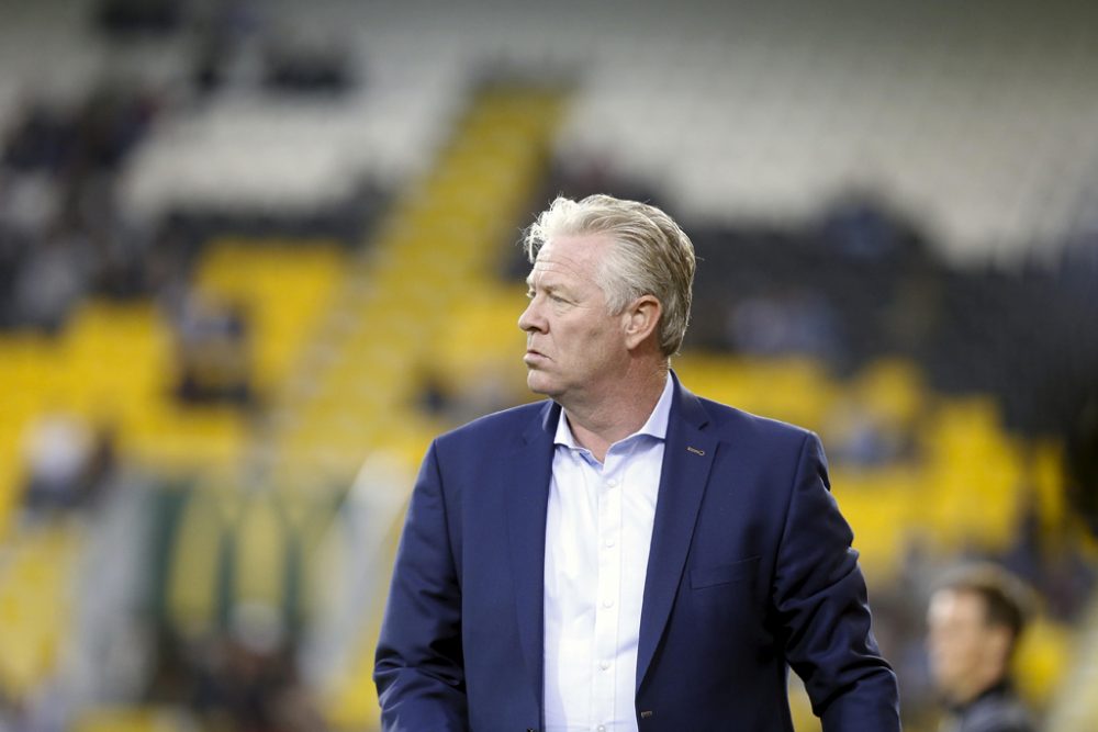 Peter Maes, Trainer des SC Lokeren (Bild: Nicolas Maeterlinck/Belga)