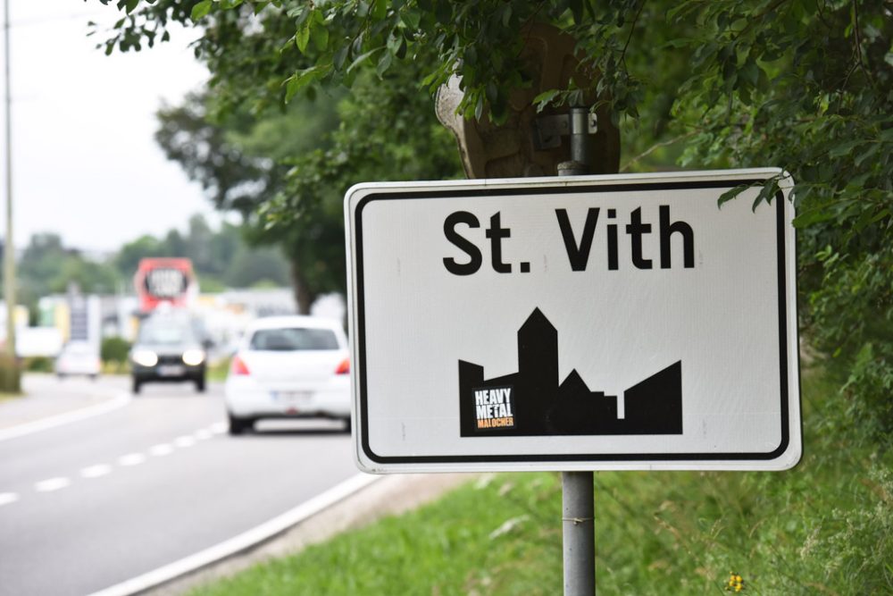 Ortschild von St. Vith