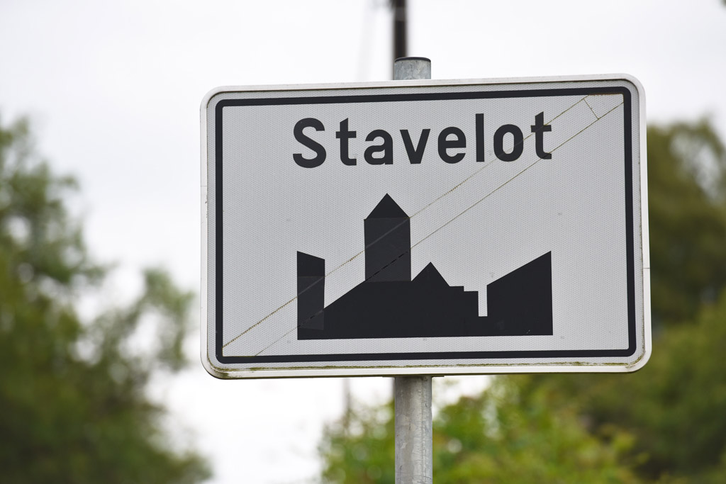 Ortschild von Stavelot