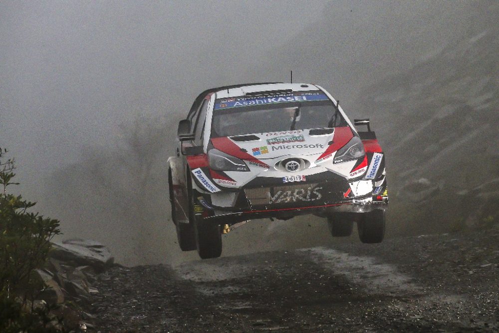 Ott Tänak bei der Rallye Wales