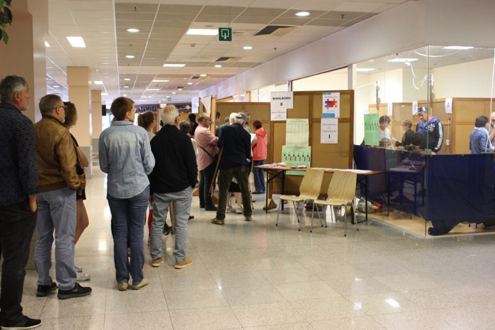 Wahlbüros 7-8-9 im Eupen (Bild: Katrin Margraff/BRF)