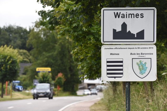 Ortschild von Weismes