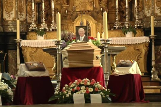 Beerdigung von Fred Evers