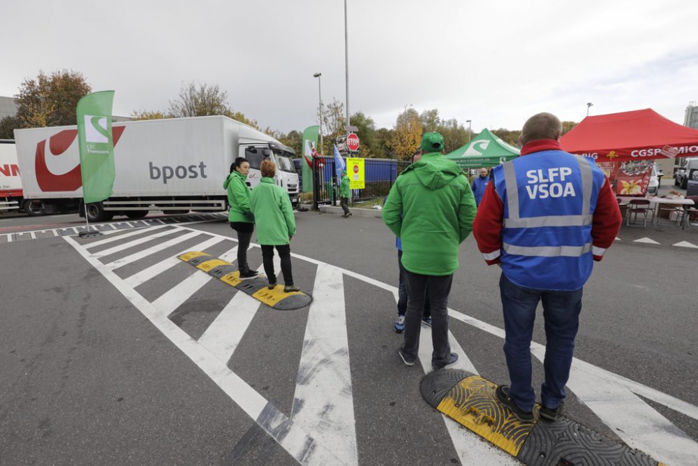 Streik der Transportdienste bei bpost