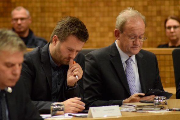 Daniel Franzen und Herbert Grommes (r.)