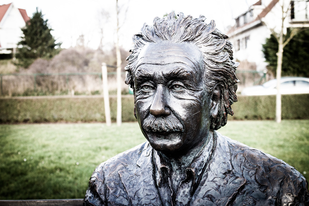 Einstein-Statue in De Haan
