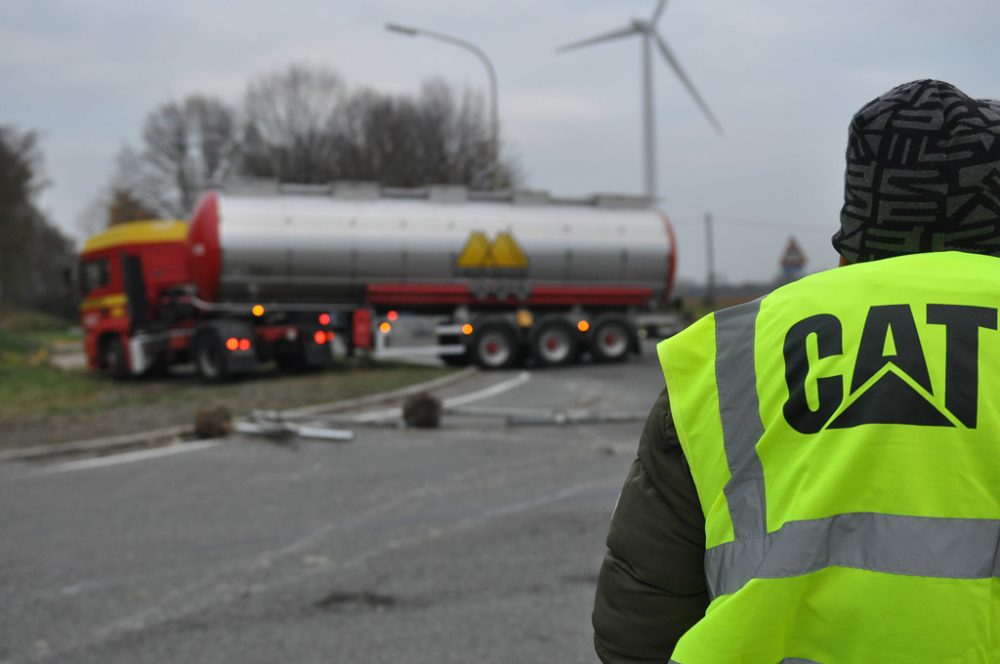 Protest der "Gilets Jaunes"