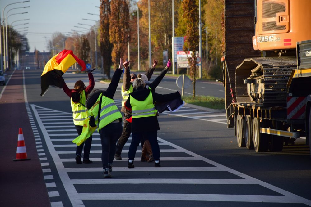 "Gilets Jaunes" in Namur (Archivbild: Belga)