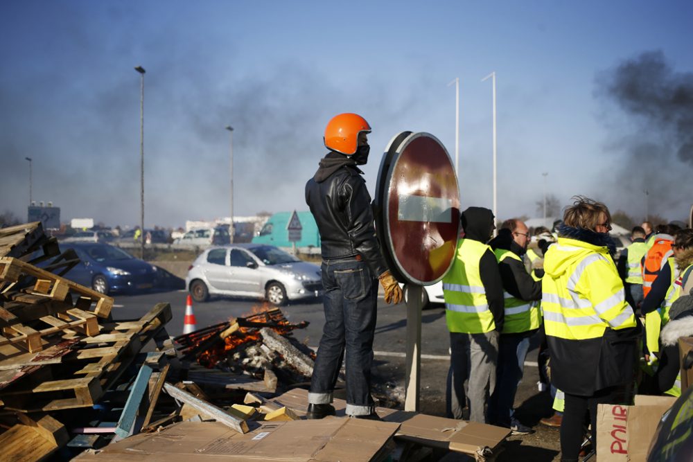 Protestaktionen der "Gilets Jaunes" in Frankreich