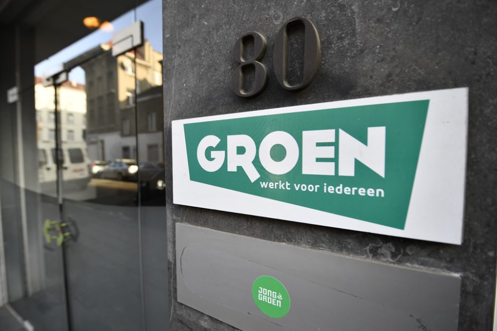 Logo von Groen am 13.2.2017 in Brüssel