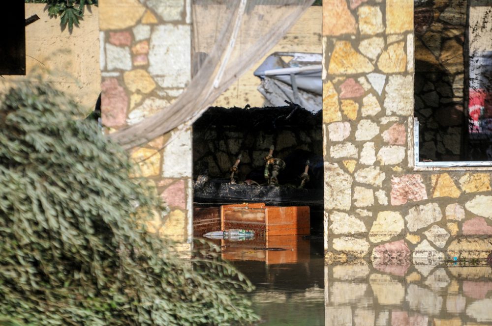 Überflutestes Landhaus in Palermo (Bild: Alessandro Fucarini/AFP)