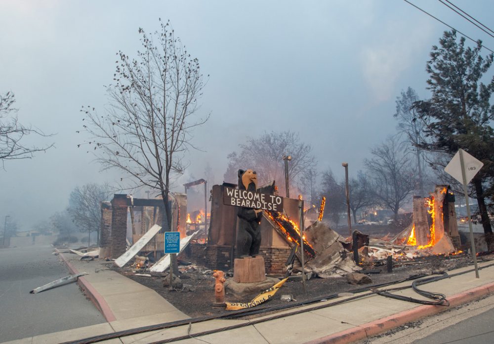 Buschfeuer in Nordkalifornien