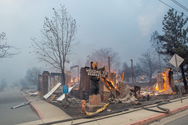 Buschfeuer in Nordkalifornien