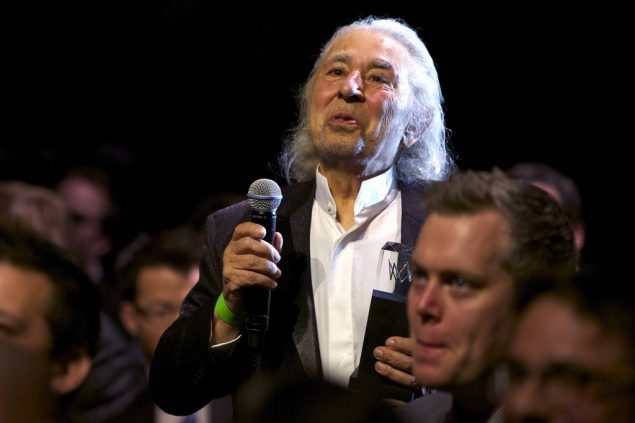 Francis Lai bei der Ehrung in Gent 2014