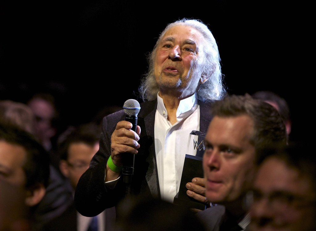 Francis Lai bei der Ehrung in Gent 2014