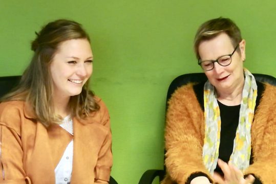 Martine Engels und Franziska Franzen