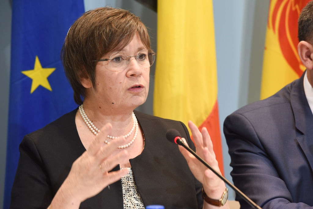 Wallonische Ministerin für Soziales und Gesundheit Alda Greoli