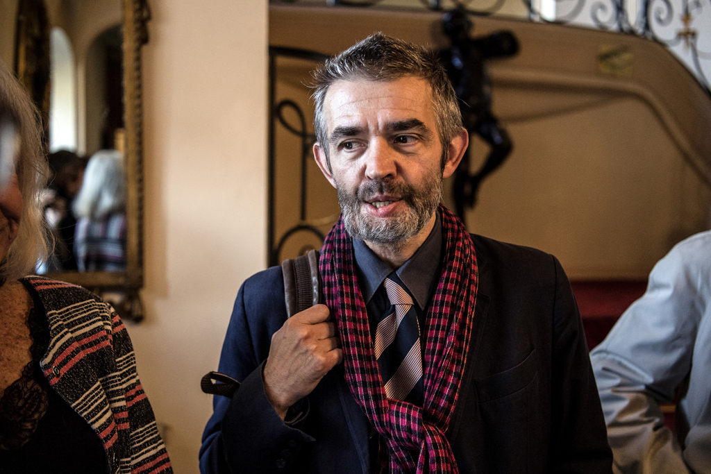 Der französische Journalist und Autor Philippe Lançon am 5.11.2018 in Paris