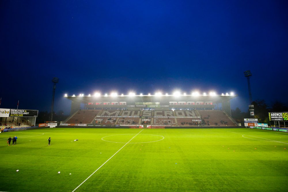 Das Fußballstadion von Mouscron