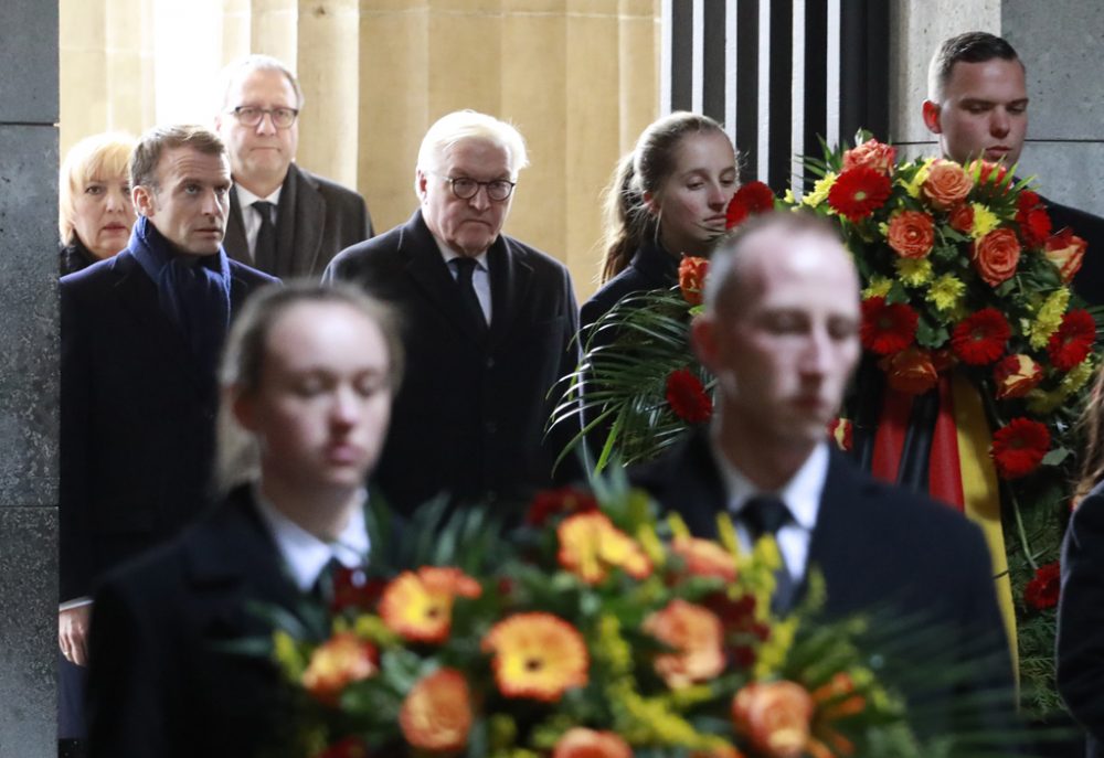 Volkstrauertag: Frankreichs Präsident Macron zu Gast in Deutschland