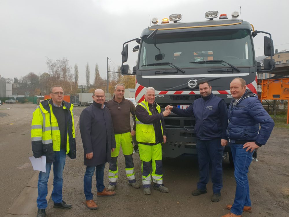 Neues Streufahrzeug für Eupen (Bild: Lena Orban/BRF)