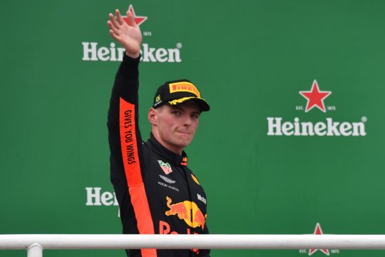 Über seinen zweiten Platz konnte sich Max Verstappen nicht wirklich freuen