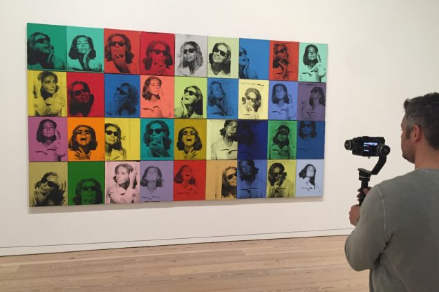 "Ethel Scull 36 Times" (1963) von Andy Warhol in der Ausstellung "Andy Warhol - From A to B and Back Again" im Whitney Museum in New York