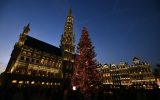 Weihnachtsbaum auf der Brüsseler Grand Place