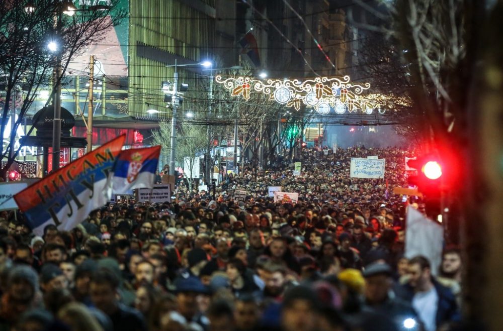 Proteste in Belgrad