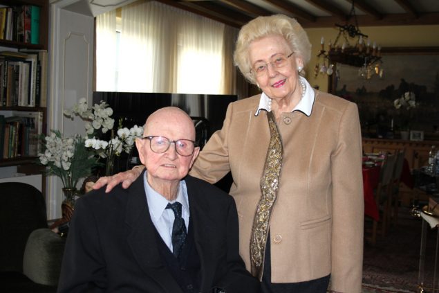 Alfred Bourseaux mit seiner Ehefrau Vera Dollendorf (Bild: Rudi Schroeder/BRF)